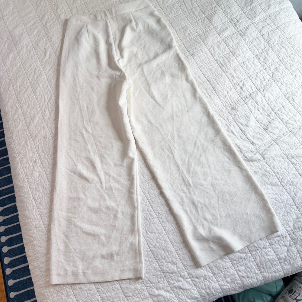 J. Crew Wide Leg High Rise Sailor Pants Off White 10 NWT - Picture 8 of 10